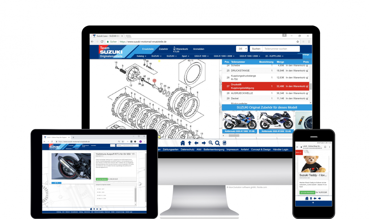 Online shop to profitably sell spare parts and accessories!
